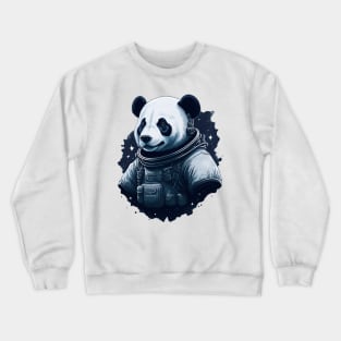 Astronaut Panda 02 Crewneck Sweatshirt